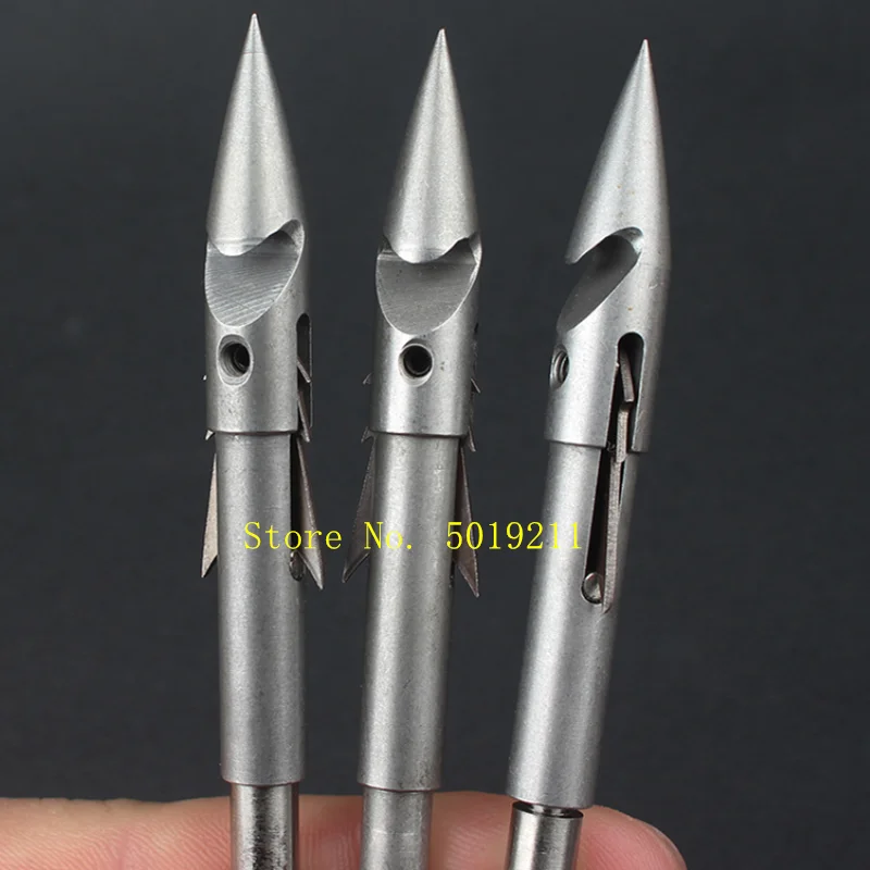 10pcs Stainless Steel Fish Dart Arrowhead Catapult Arrow Head for Outdoor Sport Game Hunting Shooting Accessories |
