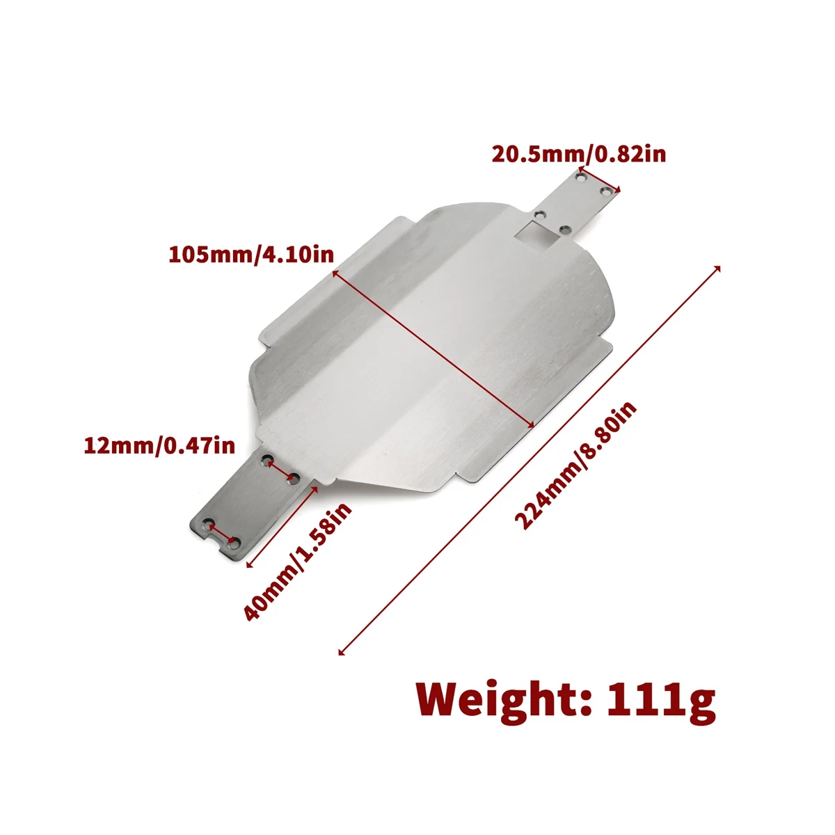 

Защита коробки передач из нержавеющей стали для MJX 16207 16208 16209 16210 H16 1/16
