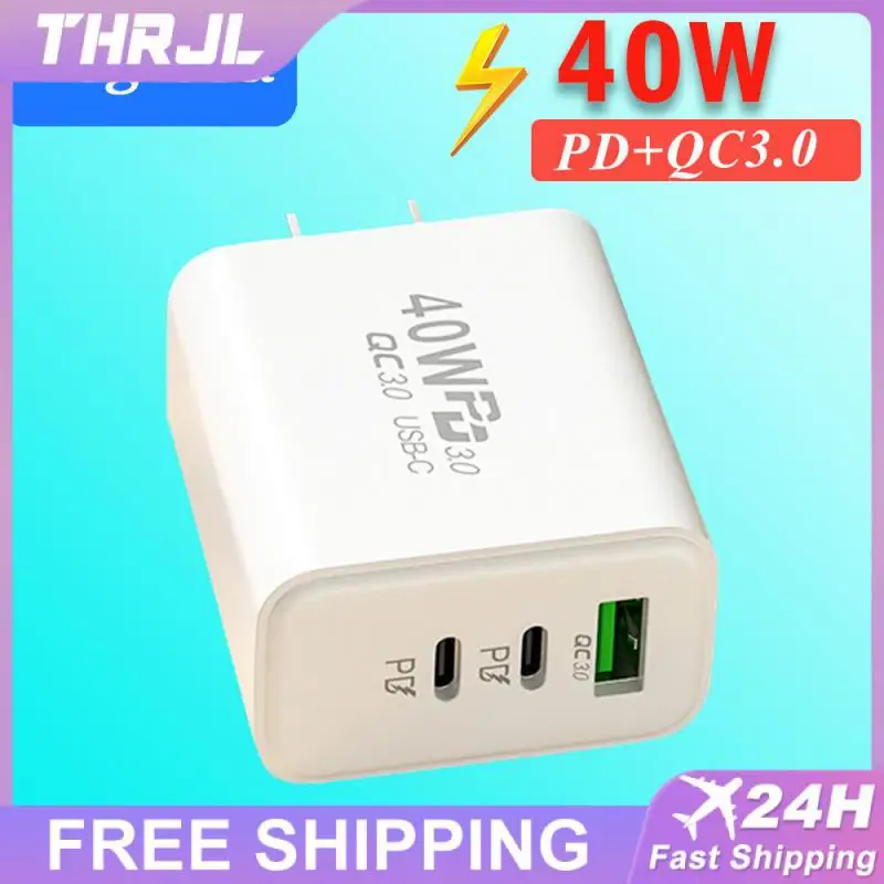 Сетевое зарядное устройство с двумя Usb-портами и поддержкой быстрой зарядки 20 Вт