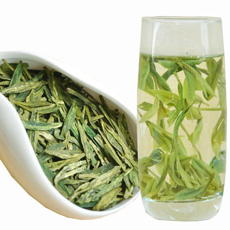 

2022 китайский чай с изображением Западного озера Лунцзин ДРАКОН БЕЗ чайника Xihu Long Jing зеленый чай Западное озеро Лунцзин без чайника 250 г