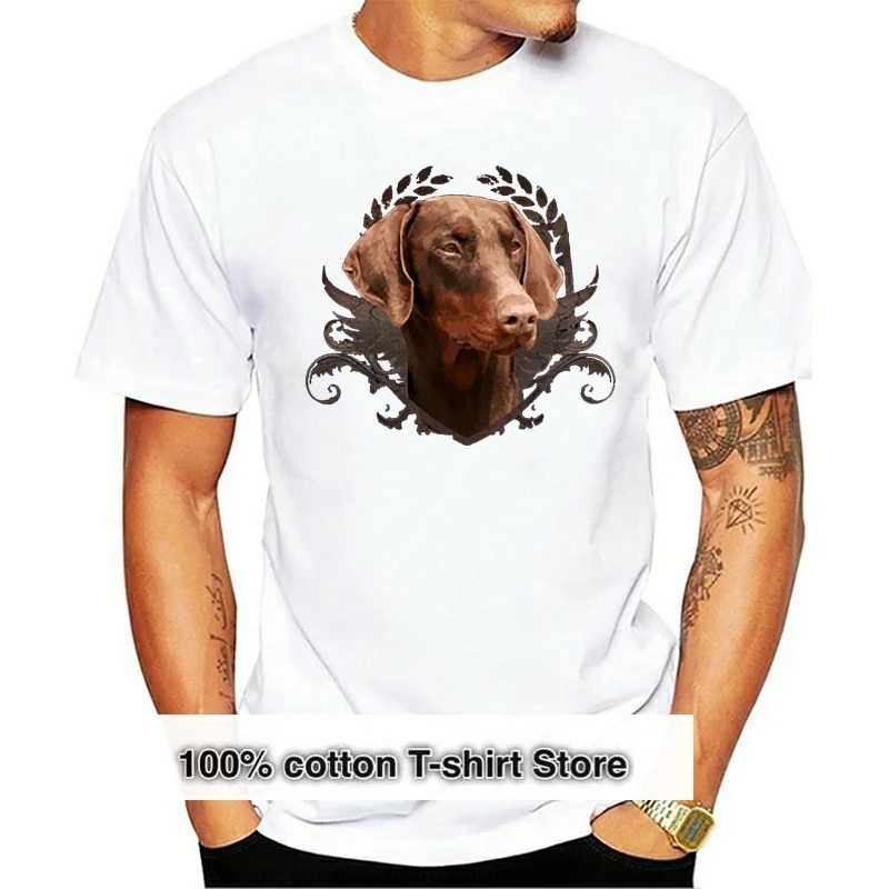 

Vintage Doberman Pinscher - Dobermann T Shirt Men Letters Women Tee Shirt O-Neck Short-Sleeve