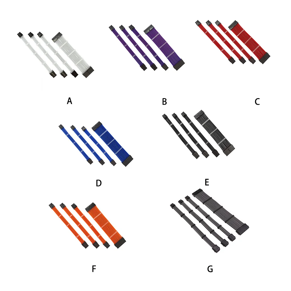 

Кабель-удлинитель для ПК, 30 см, 6-PIN, 4 + 4-PIN