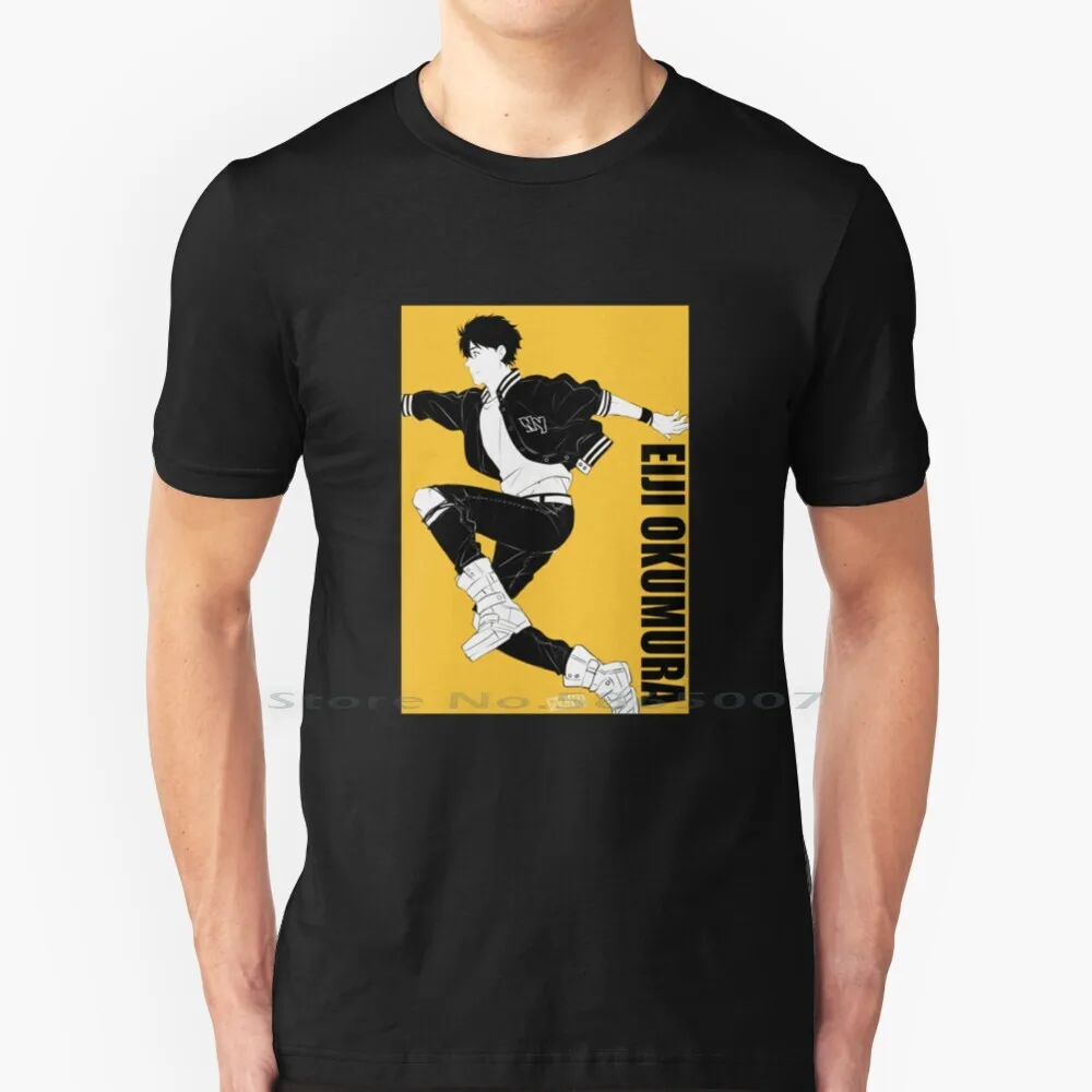 Eiji Okumura Run T Shirt 100% Cotton Banana Fish Eiji Okumura Big Size 6xl Tee Gift Fashion