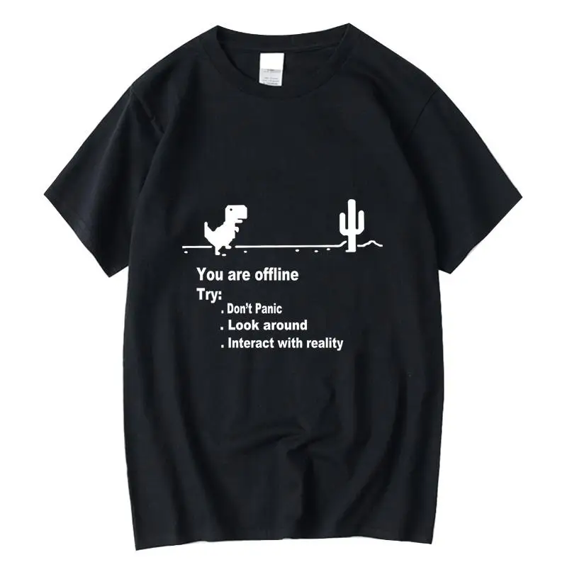 

New Men's T-shirt Cotton Funny Games T-shirt Printed Summer Loose O-Neck Men's Cool T-shirt Short Sleeve Fashion T-shirt