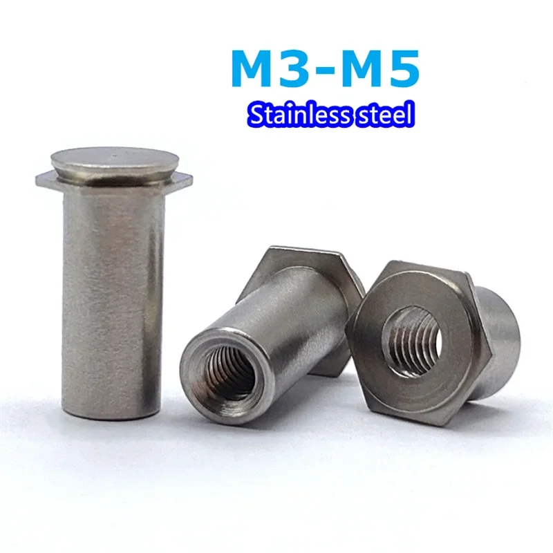 

Заклепки с потайной гайкой из нержавеющей стали