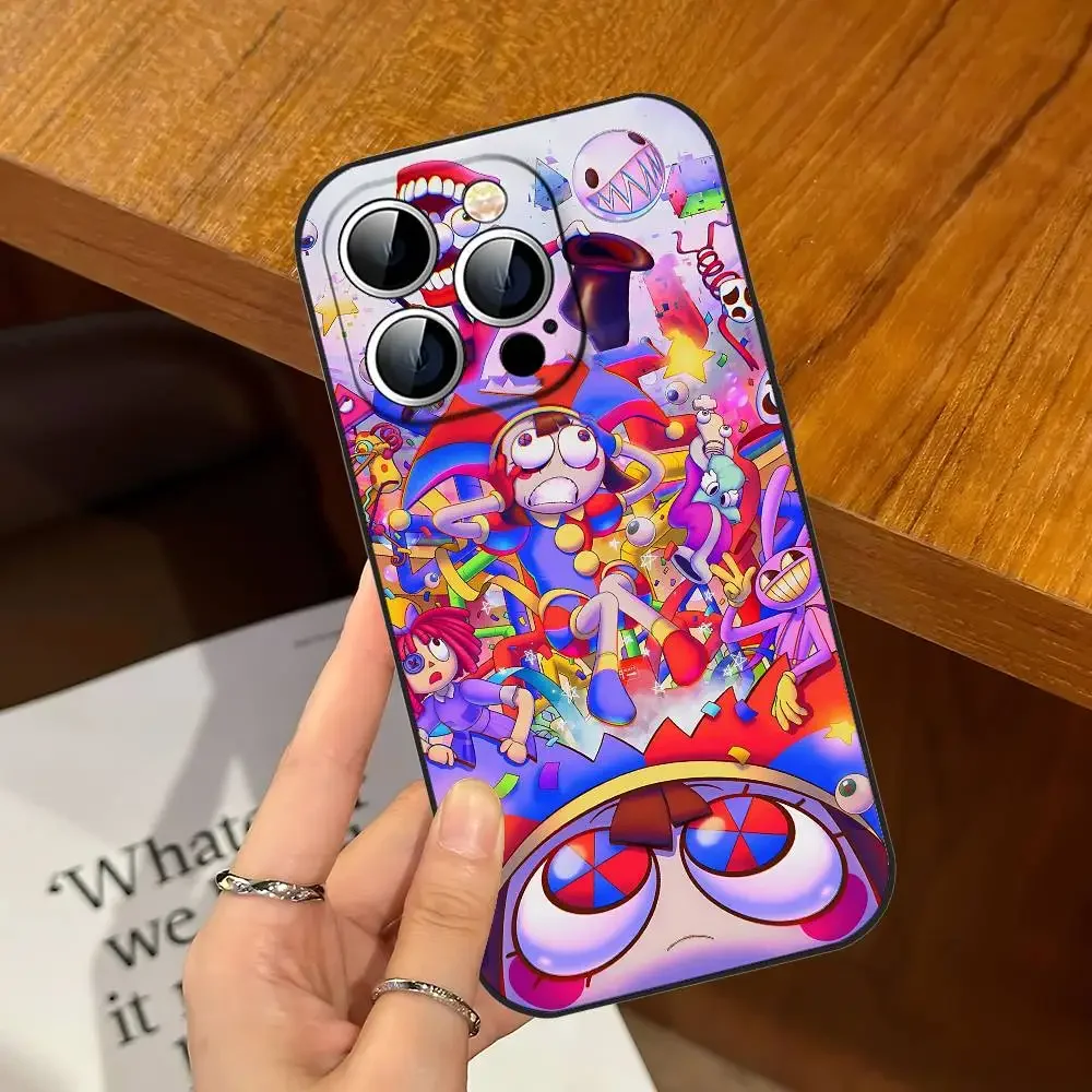 Фото Чехол для телефона Samsung Galaxy S26 S25 S24 S23 S22 S21 S20 Edge Lite Ultra Plus FE, аниме-чехол The A-Amazing Digital Circus 4G 5G №2