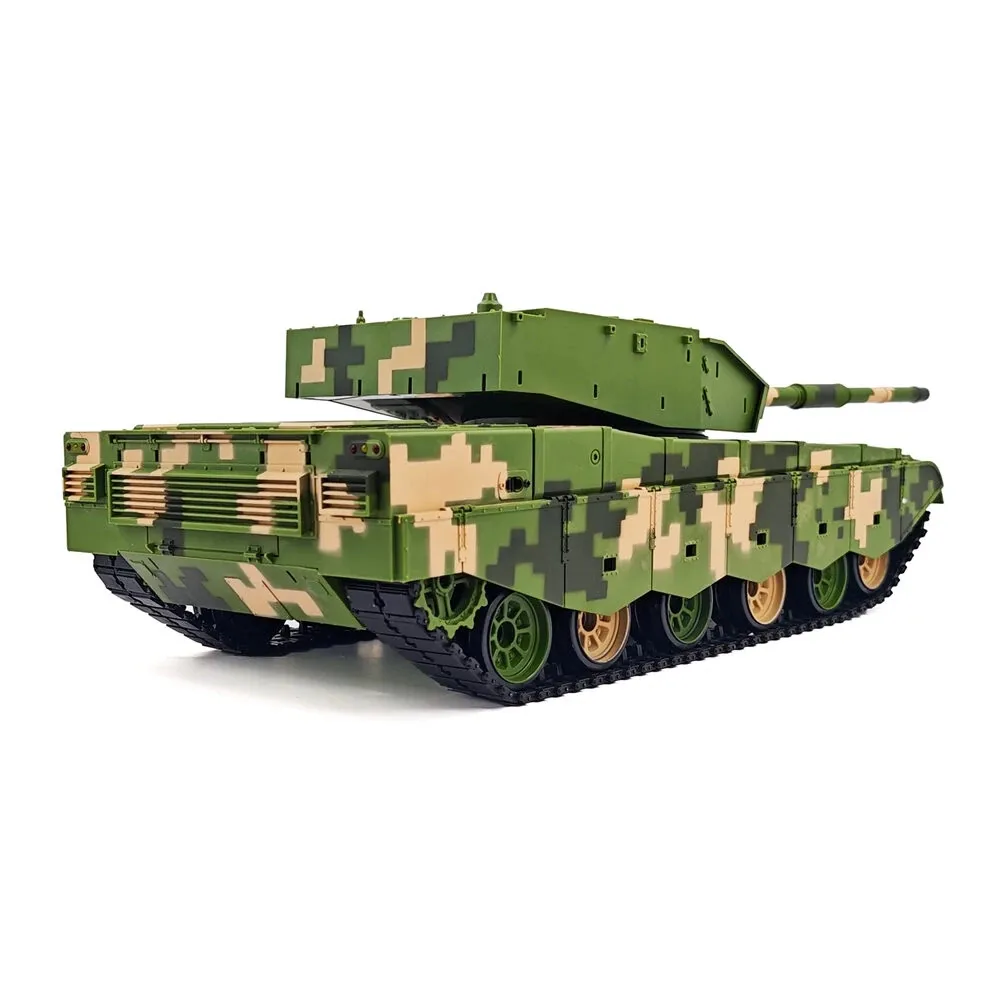 Фото Радиоуправляемая модель основного боевого танка ZTZ-99A Heng Long 3899-1 Pro (1/16) с ИК-управлением, функцией BB-боев, дымом, светом, звуком и металлическим шасси на гусеничном ходу. №2