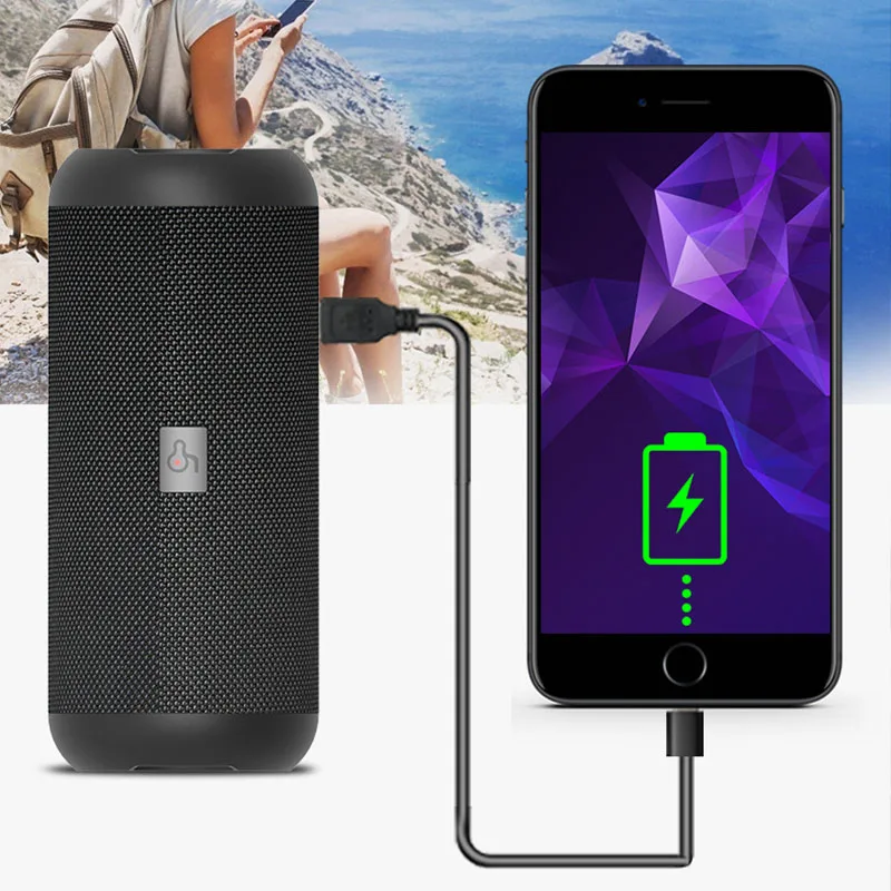 High Power Bluetooth Speaker HIFI Outdoor Cycling Portable Earthquake High Volume Subwoofer Waterproof Drop-proof TWS 3600mAh enlarge