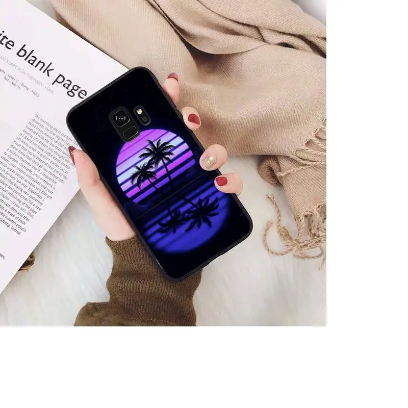 TOPLBPCS Synthwave Retro 80s неоновый красочный чехол для телефона Samsung Galaxy S20 S10 Plus S10E S5 S6 S7edge S8