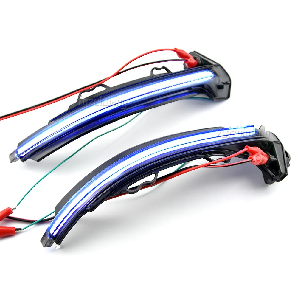 2 шт. для Audi A4 A5 B9 S4 S5 RS5 2017 2018 2019 2020 2021 индикатор бокового зеркала мигалка