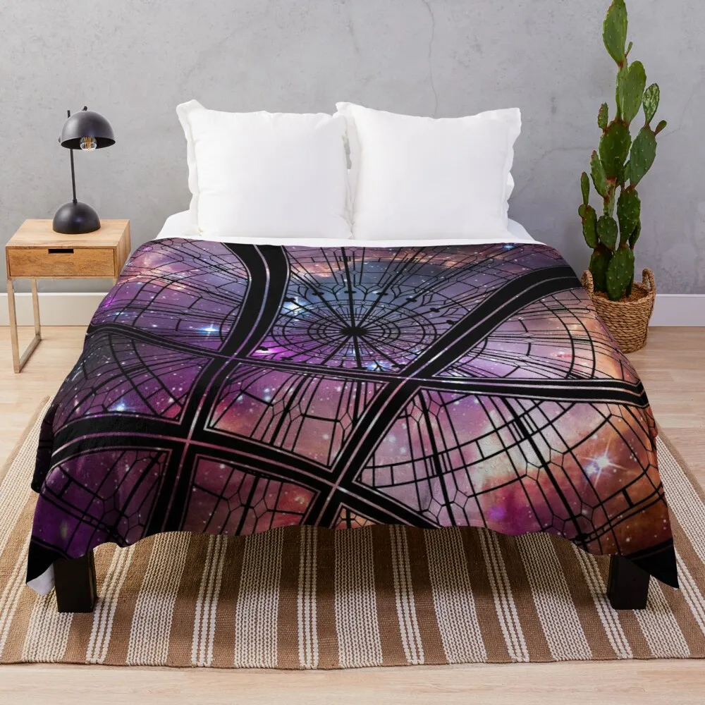 

Strange window Throw Blanket Home Decor Faux Fur Blanket
