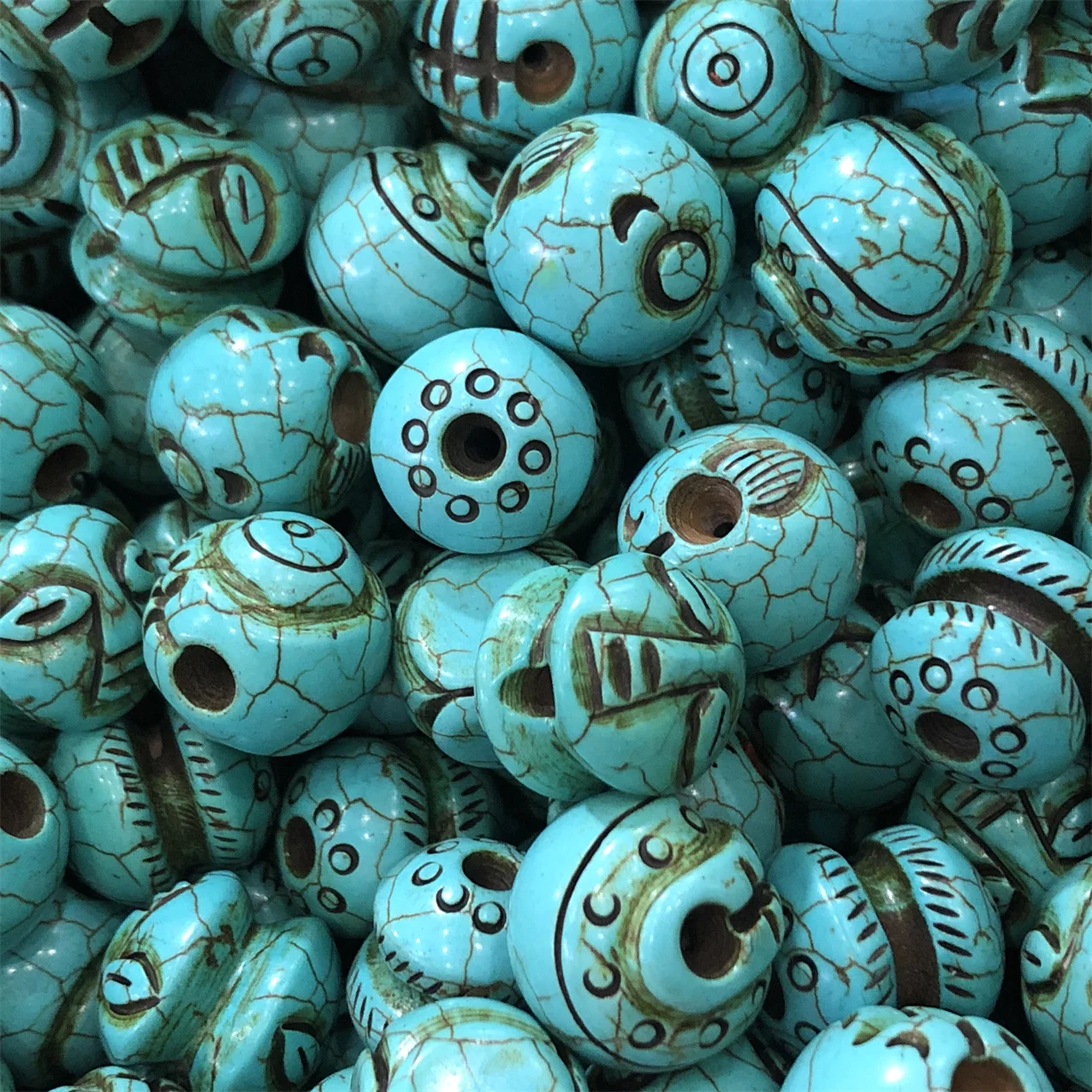 

1pcs/lot Bijoux charms abalorios jewelry making natural Turquoise transport beads vintage jewelry gemstone loose beads Unisex
