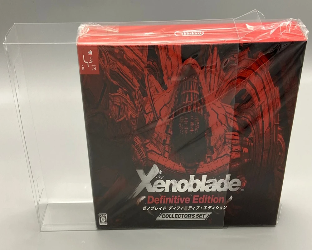 

Transparent Box Protector For Xenoblade Chronicles Collect Boxes For Nintendo Switch NS Game Shell Clear Display Case For JPN