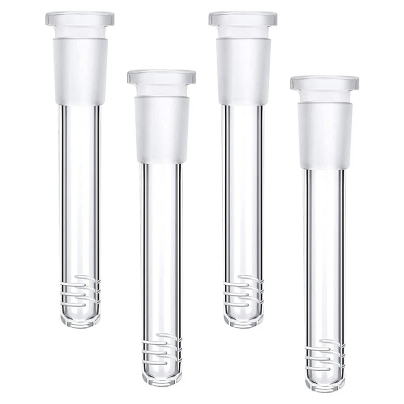 

Glass Test Tubes- 4Pcs Professional Glass Stem Tube - Glass Test Tubes For Scientific Experiments