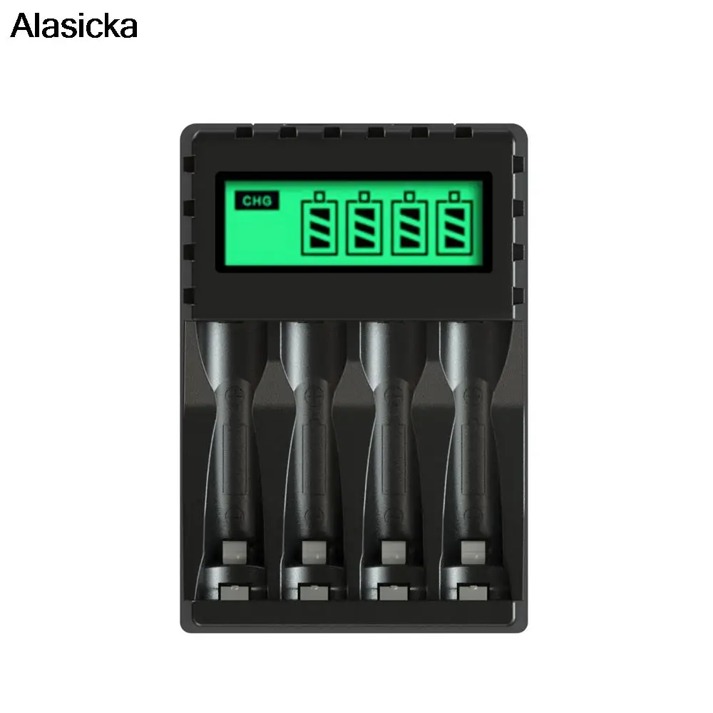 

LCD Display Smart Intelligent Battery Charger With 4 Slots For AA/AAA NiCd NiMh Rechargeable Batteries aa aaa Charger