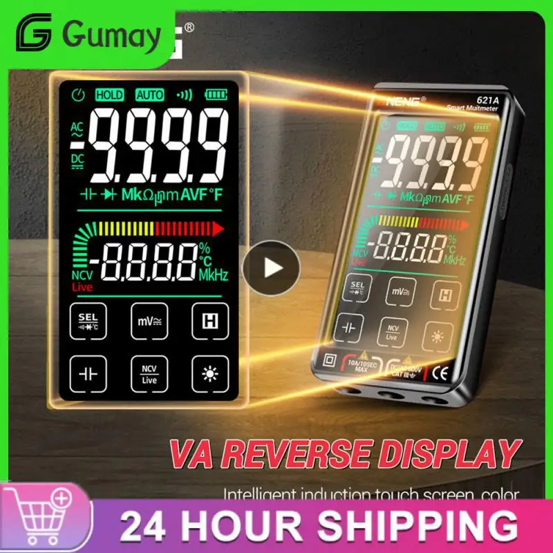 

Multifunctional Form 10a Digital Multimeter Measurable Ac Dc Ac Dc Auto Range Touch Screen Multimeter 9999 Counts