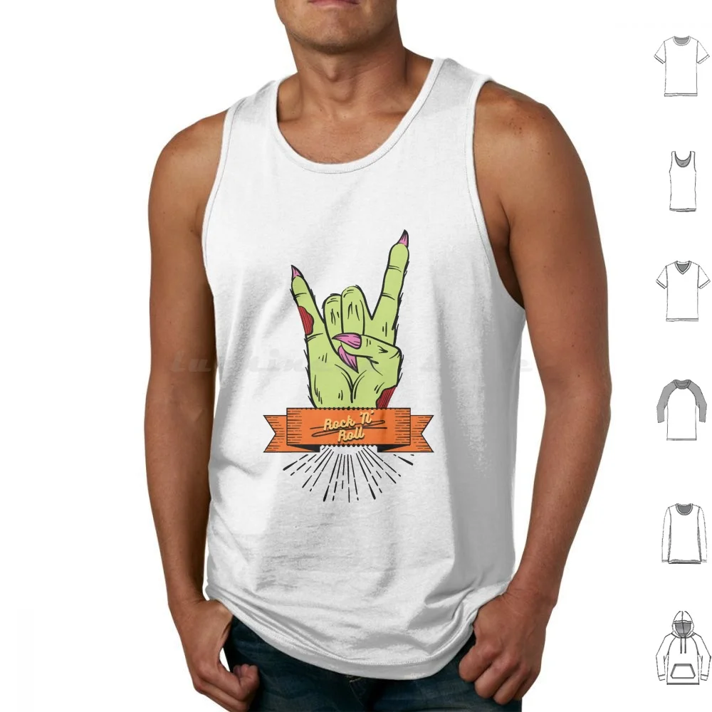 

Rock N Roll T-Shirt Tank Tops Print Cotton N Roll