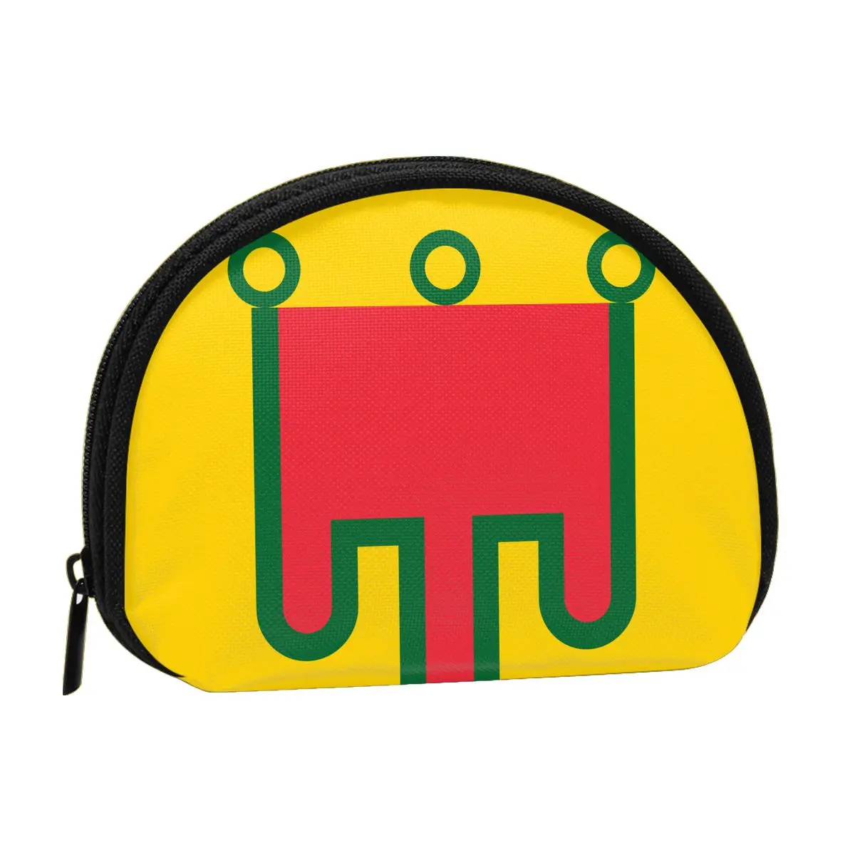 

Cute Short Wallet Women Vintage Shell Coin Purse Lady Card Holder Kids Flag Of Auvergne Small Change Purses