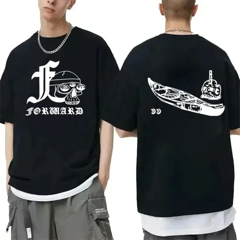 Мужская Летняя Футболка С Рисунком Черепа И Принтом Ночного Видения В Стиле