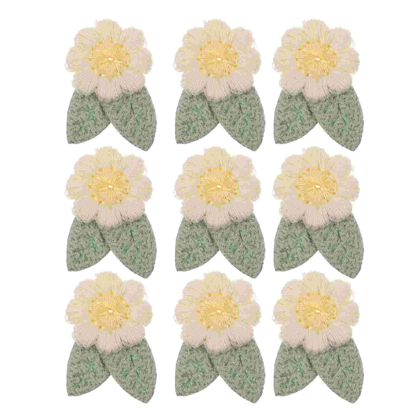 

Flower Stickersew Floral Diy Button Forfabric Pendants Petal Charms 3D Flat Beadembroidery Accessories Clothes Applique Garment