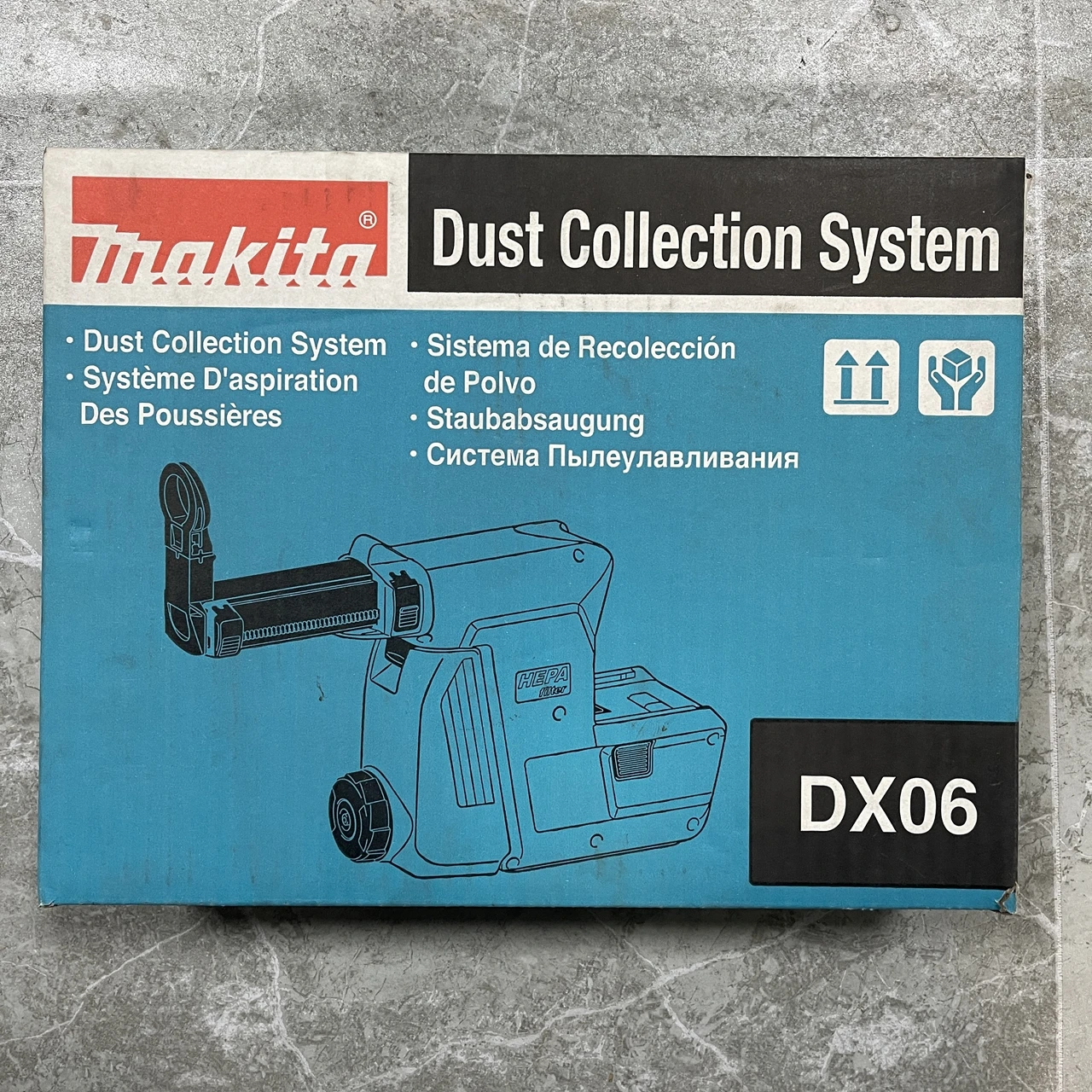 Экстрактор пыли Makita DX06 199566-6 подходит для DHR242Z работает автоматически
