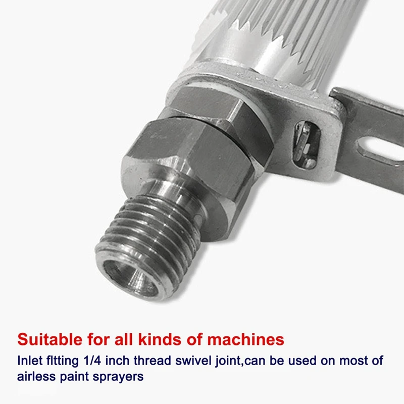 Краскопульт безвоздушного распыления 3600 PSI с защитой сиденья сопла и фильтром для аксессуаров.