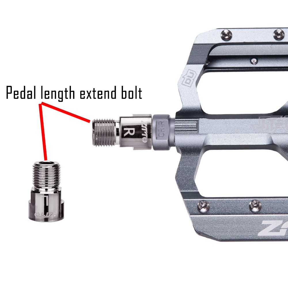 Ультралегкие гладкие подшипники ZTTO MTB велосипедная педаль плоский CNC алюминиевый