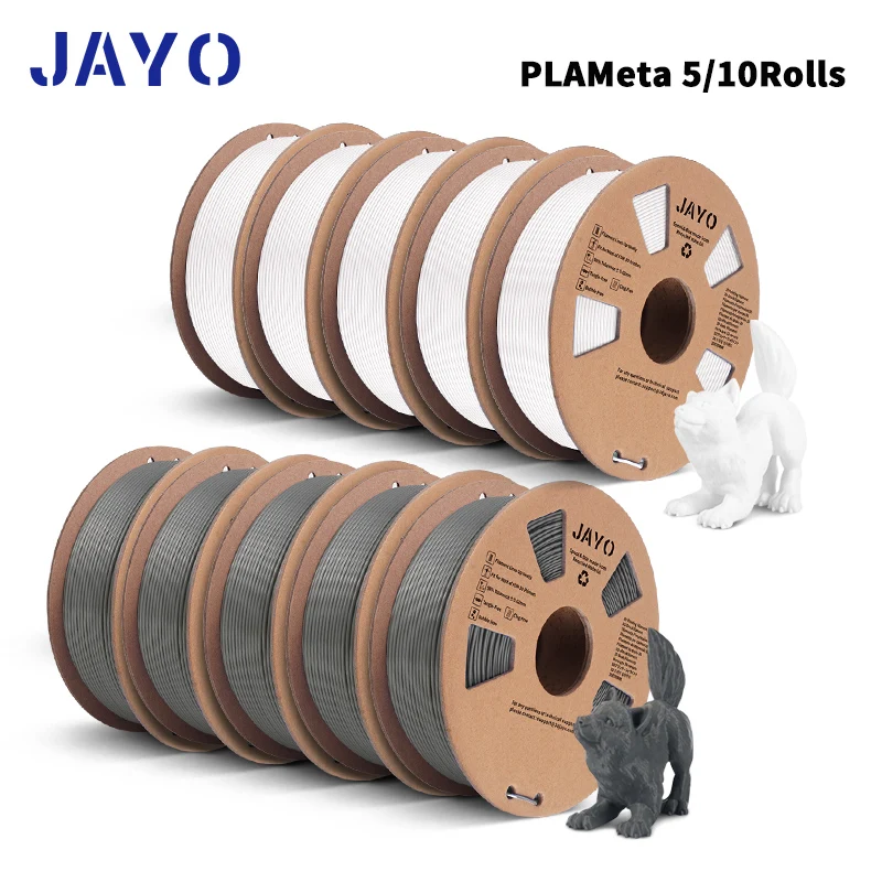 

PLA-нить JAYO для 3D-принтера 1,75 мм, 5 рулонов/10 рулонов