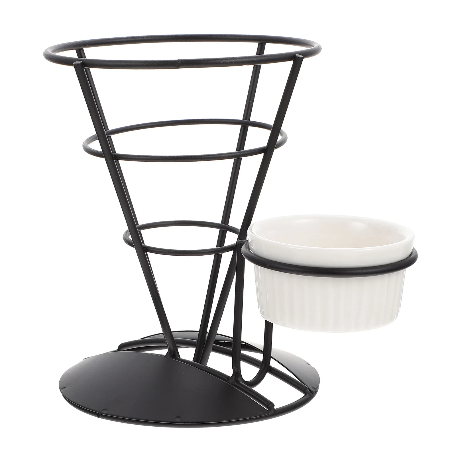 

Practical Frying Food Basket French Fries Rack French Fries Holder for Home