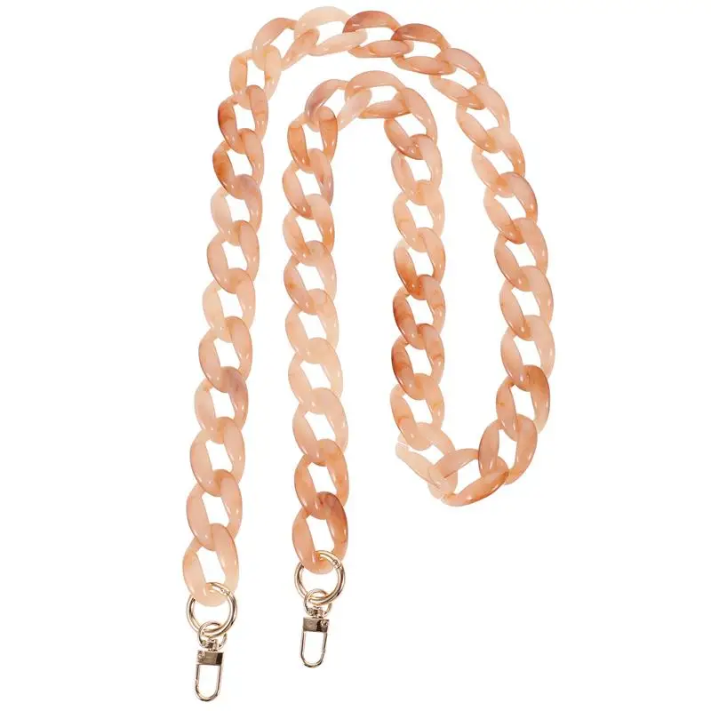 

Двухсторонняя застежка, длинная цепь, акриловая цепочка для сумок, сумка-тоут, цепочка для ремонта «сделай сам»