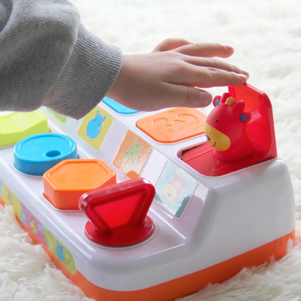 

Interactive Up Shape Animals Toy Switch Box Button Box Intelligence Learning Toy