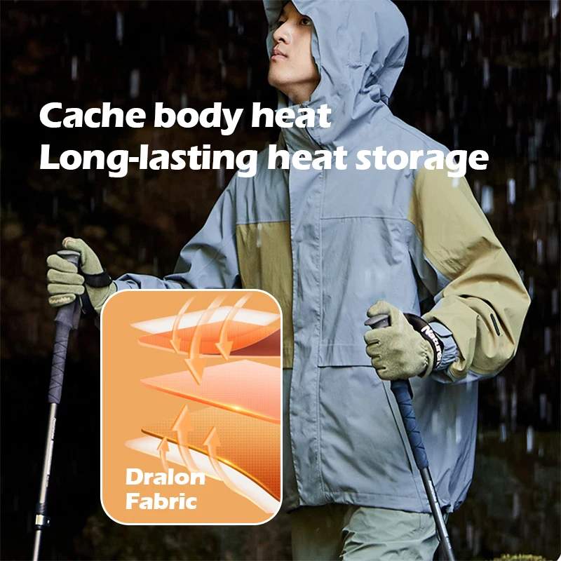 Naturehike зимние перчатки Dralon теплые сенсорные экраны велосипедные морозостойкие