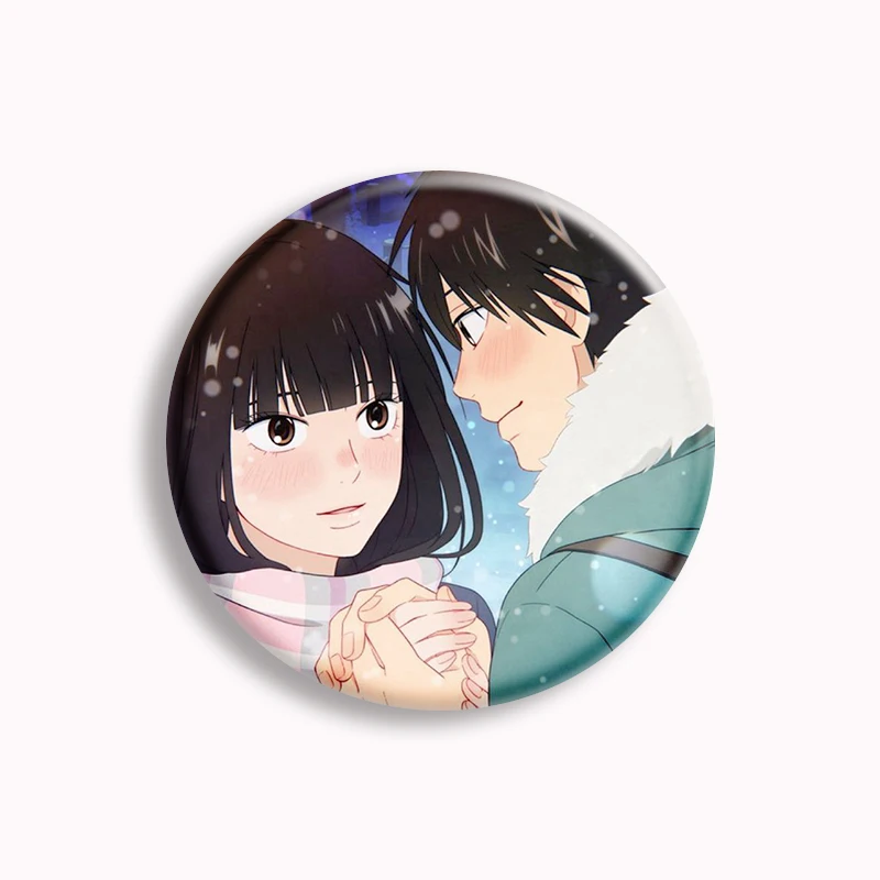 Фото Аниме Kimi Ni Todoke Кнопка булавка Kuronuma Sawako Kazehaya Shouta мультфильм девушка манга брошь значки сумка Декор парные влюбленные подарки №2