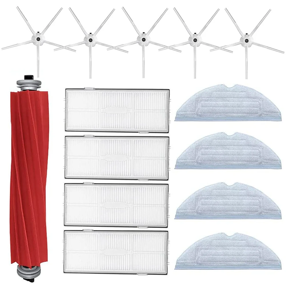 

14 комплектов запасных частей для пылесоса Xiaomi Roborock S7 T7S T7 (белый)