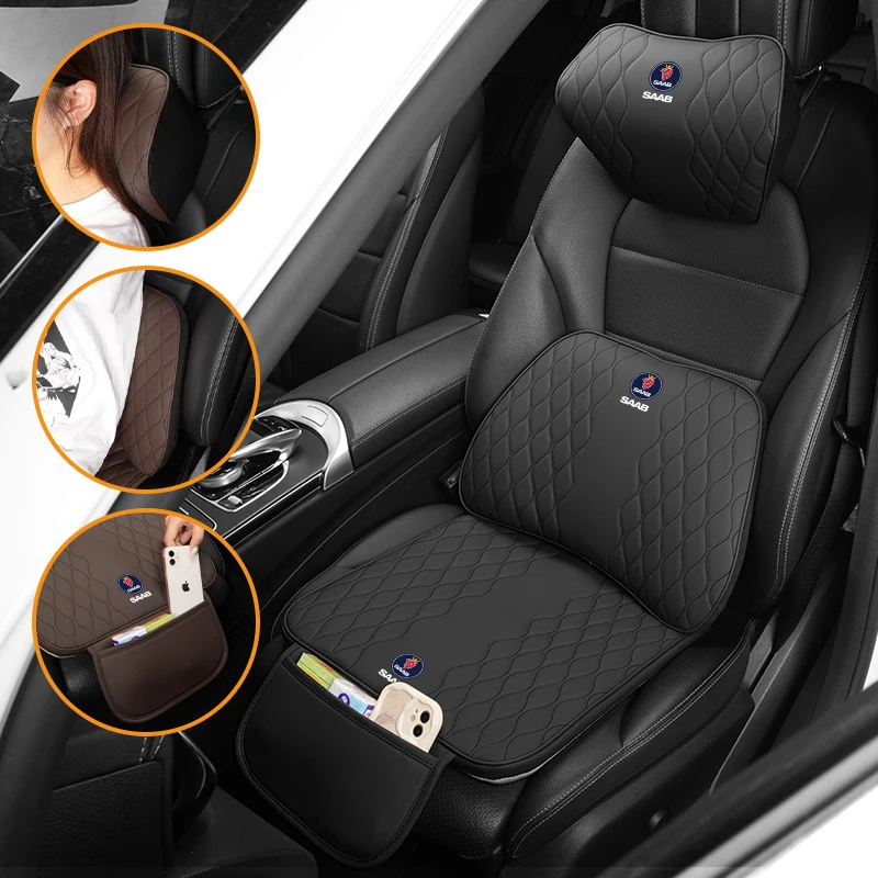 Защитный чехол для автомобильного сиденья подушка подголовника шеи поддержка