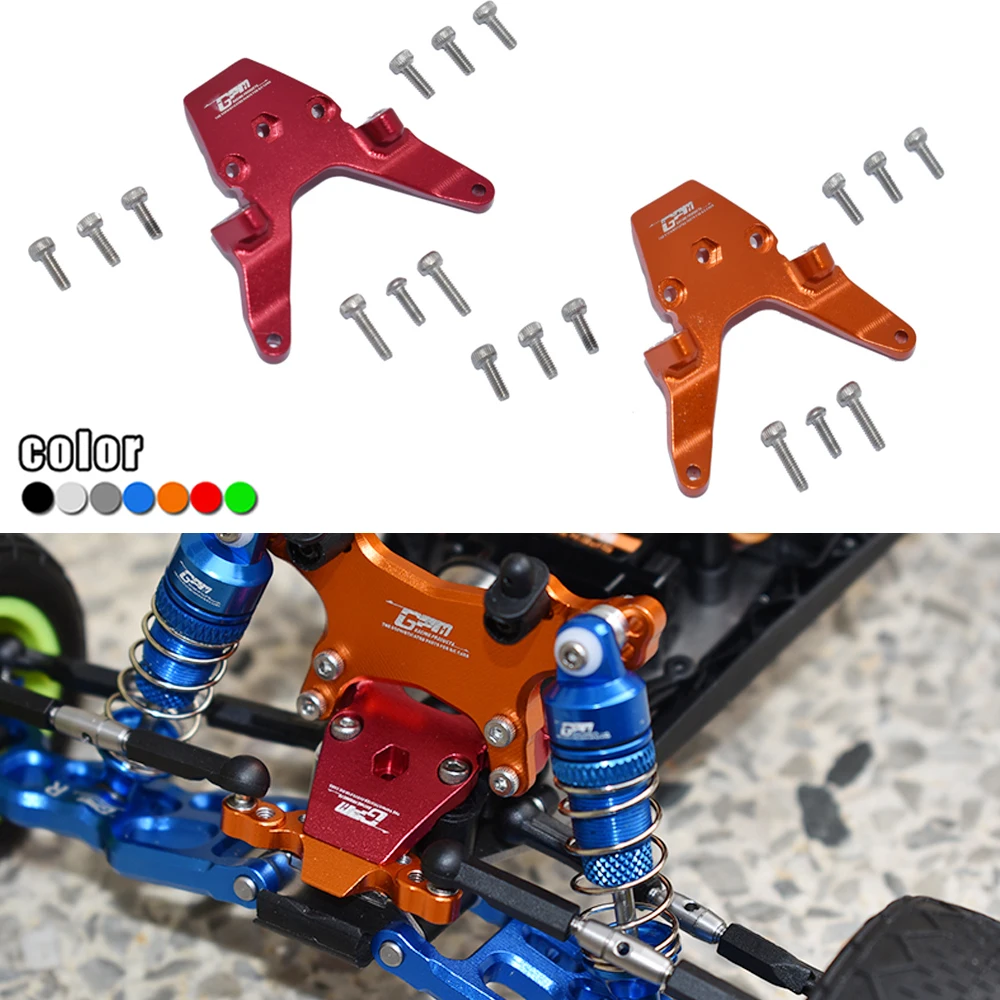 

GPM LOSI 1/18 Mini-T 2.0 2WD Stadium Truck RTR Metal Aluminum front bulkhead Front bumper Steering tie rod fixed seat #LOS211011