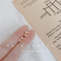 fashion korea charming pin zircon pearl stud earrings for women luxury party wedding gift jewelry