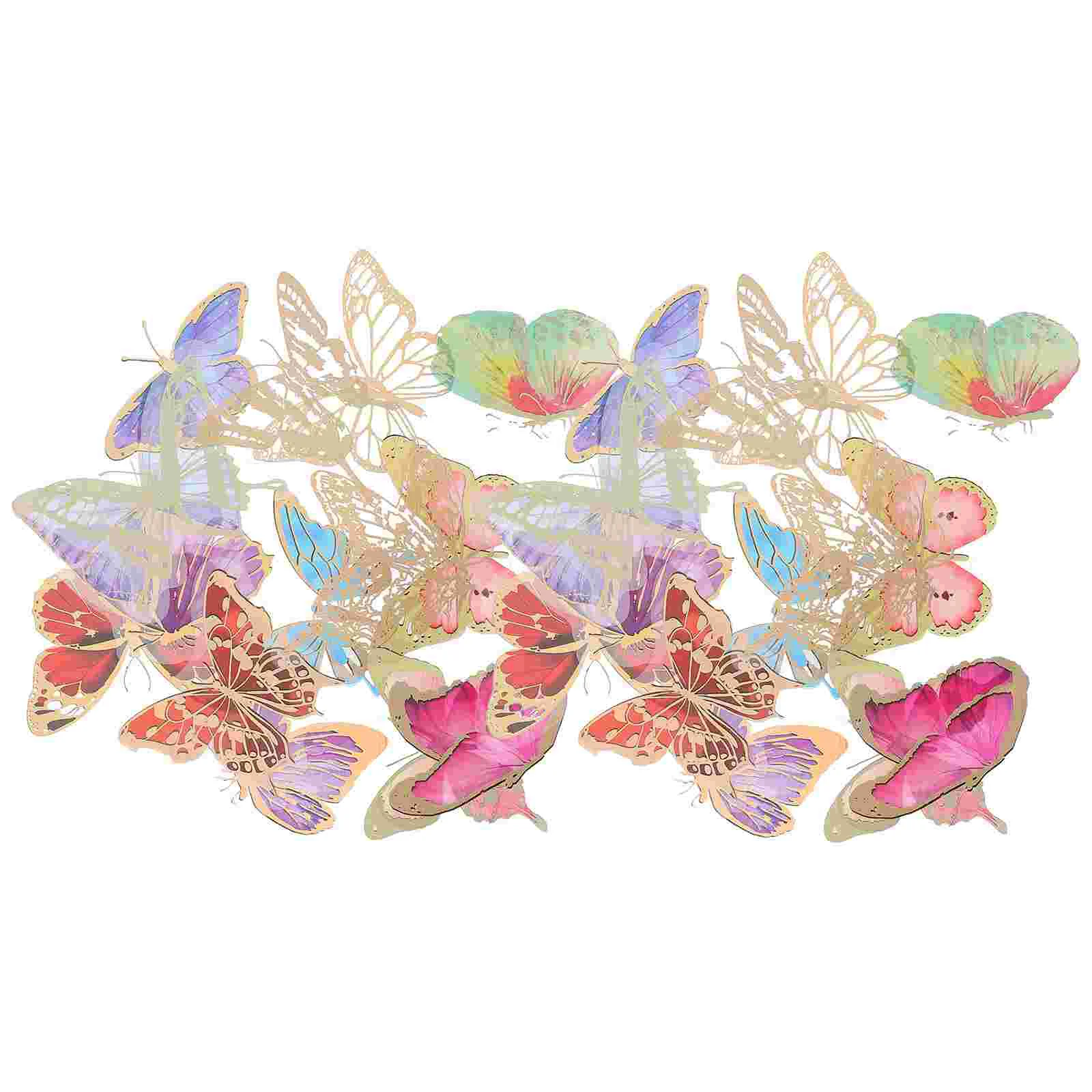 

60pcs Hand Account Stickers DIY Planner Sticker Butterflies Shape Stickers