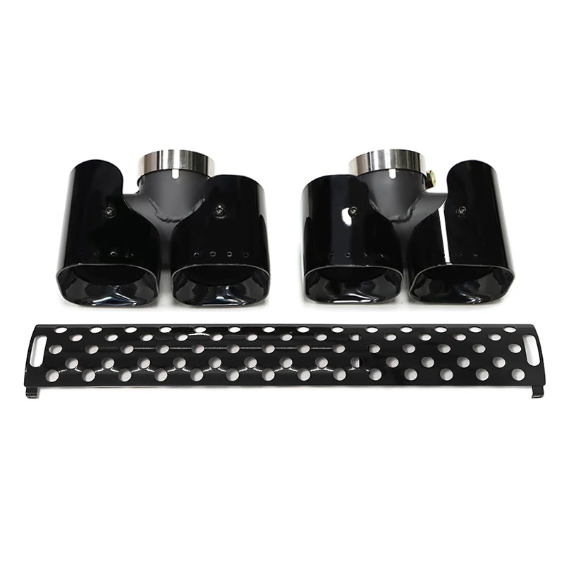 

Для Land Rover Defender 90 110 2020-2024 задняя выхлопная система, обновление четырехквадратного глушителя в форме нержавеющей стали