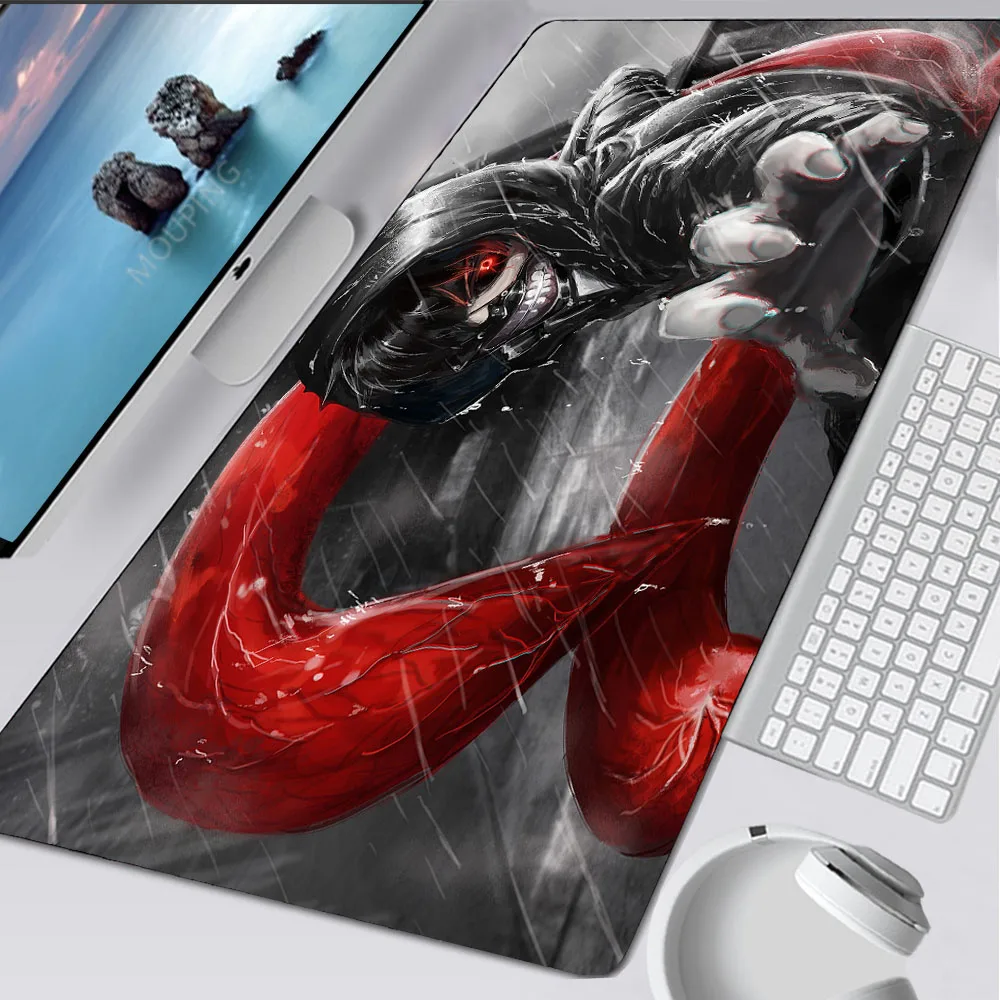 

Tokyo Ghoul Anime Mouse Pad Xxl Non-slip Computer Table Gamer Deskmat Carpet Pc Gamer Large Mousepad Gaming Accessories Keyboard
