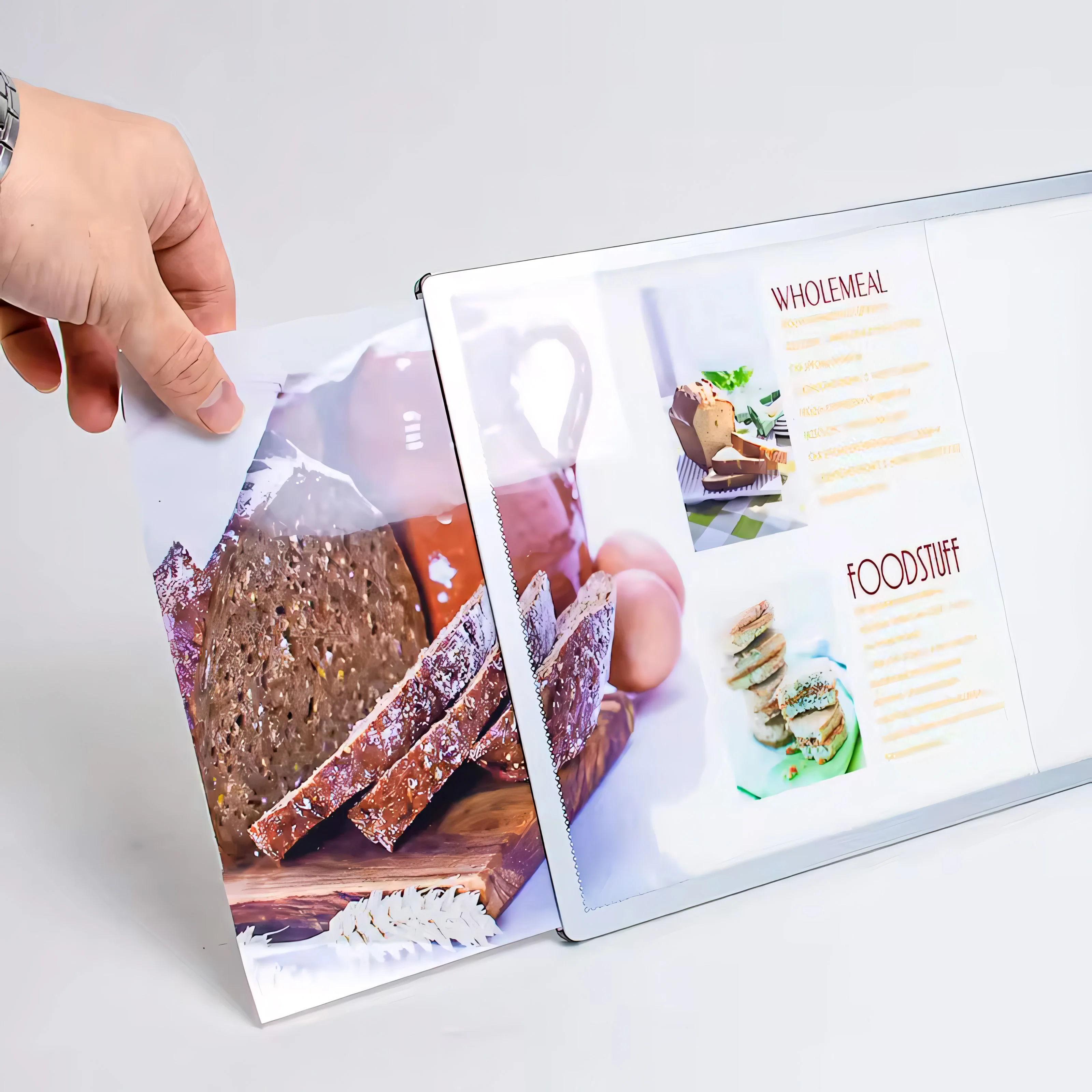 A3 Menus Display Stander Frame Плакат Светодиодный светильник Рекламная коробка Тонкая