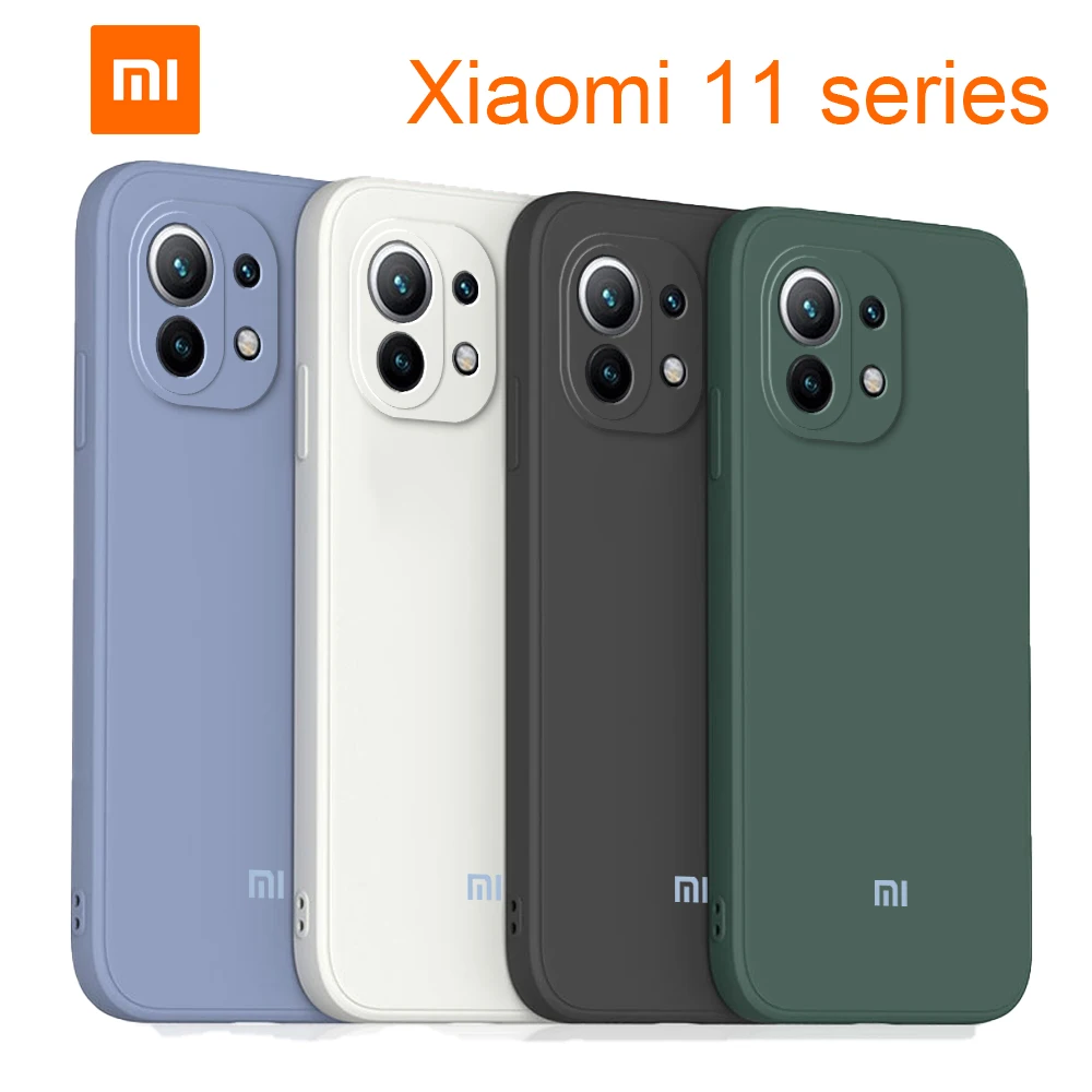 

Чехол для xiaomi 11, жидкий силиконовый чехол для MI 11 11X 11 lite 11Pro 11 Ultra с логотипом