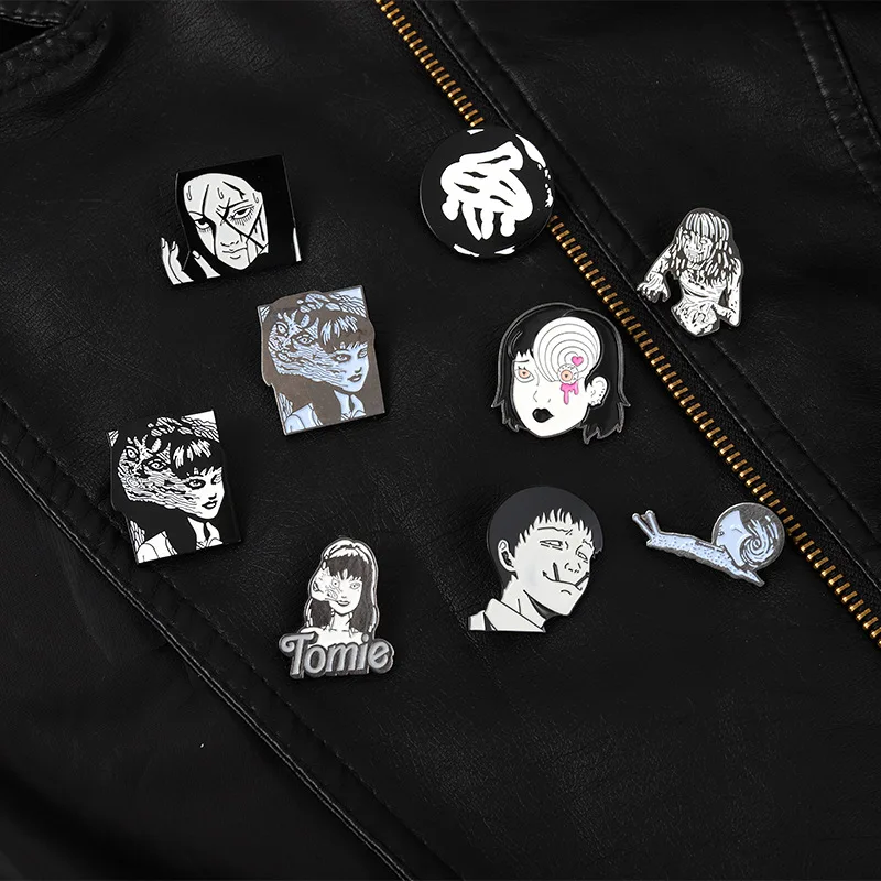 

Gothic Anime Avatar Lapel Pins Enamel Badges Brooches For Women Fashion Cartoons Metal Hijab Pins Decorative Brooch On Backpack
