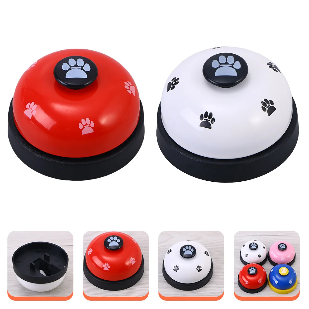 

2pcs Ring Service Bell Game Call Bell Dog Cat Door Bell for Interactive Play Pet Toilet Training Home Training