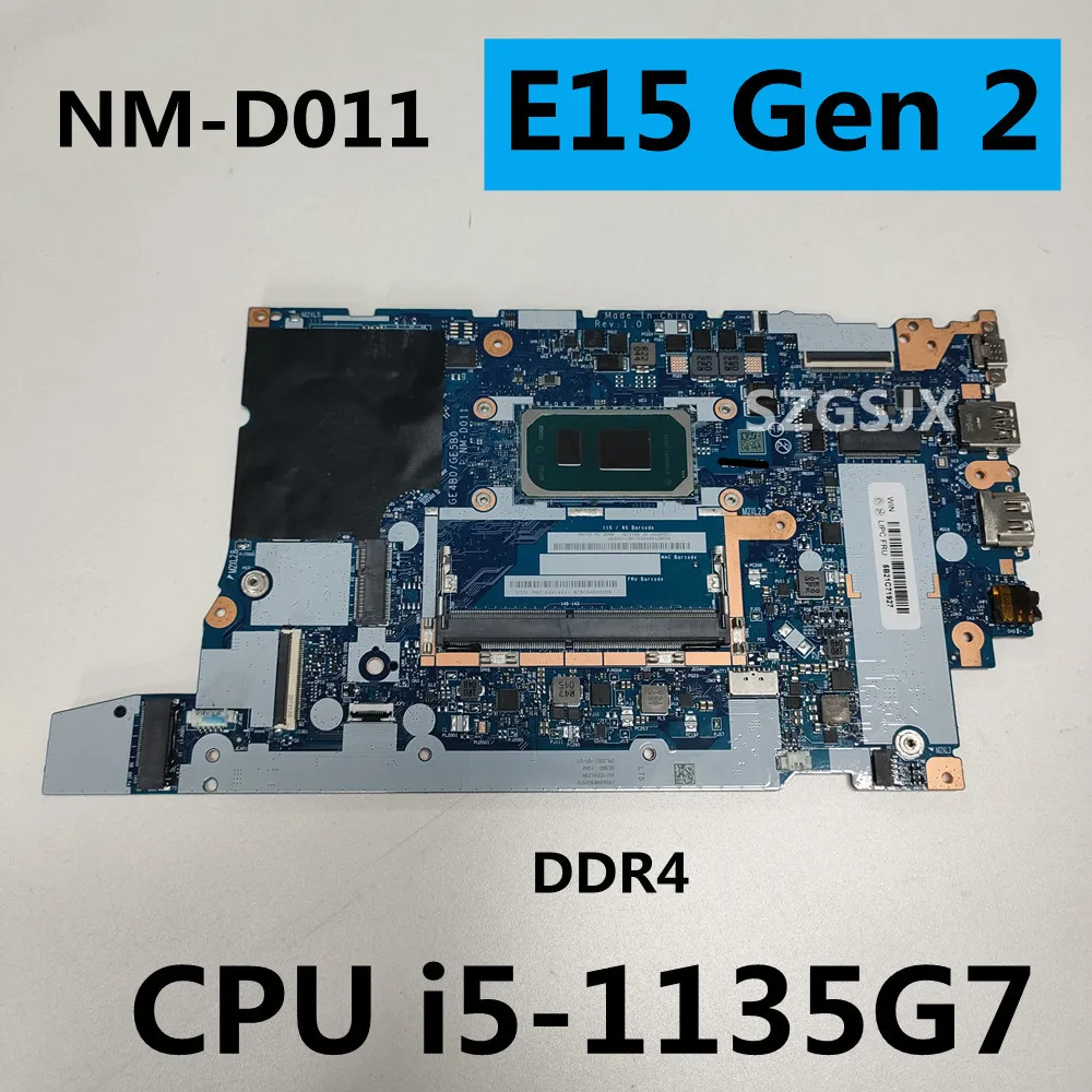 

Материнская плата для ноутбука Lenovo Thinkpad E15 Gen 2, NM-D011 CPU:i5-1135G7 DDR4 FRU: 5b21c7r5 5b21c7панель 5b21c7панель 5B21C71925 5B21C71926