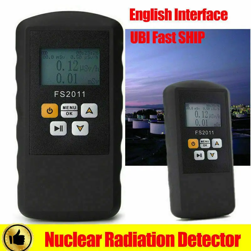 

Geiger Counter Nuclear Radiation Detector X-ray R Hard Β Ray Detector Handheld Lcd Radioactive Tester Over Safety Value Alarm