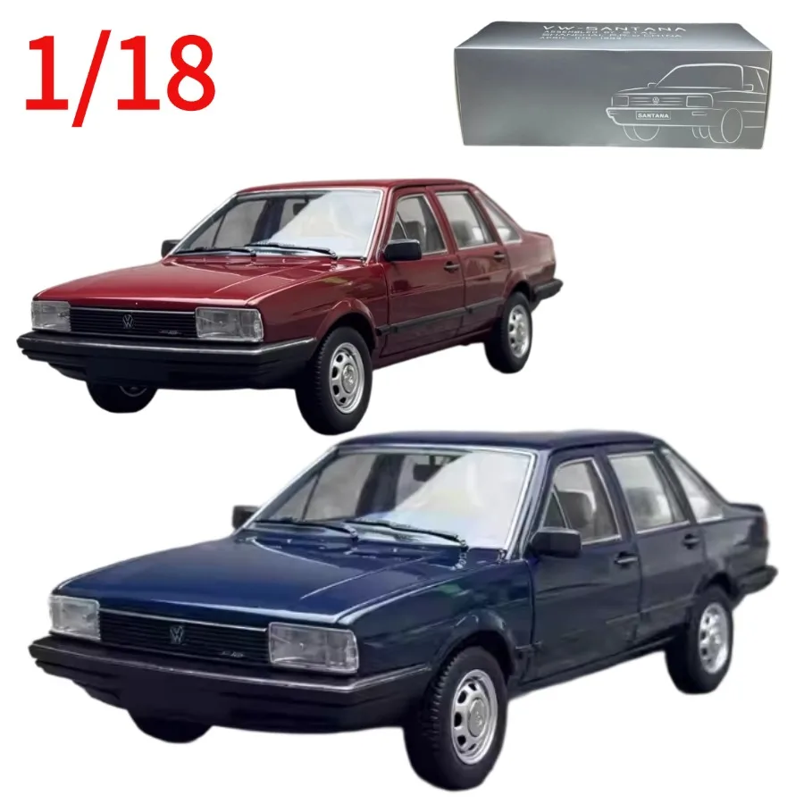 Фото Коллекционная модель автомобиля Volkswagen Passat B2 Santana 1983 года, масштаб 1:18, классический седан из сплава, подарок, винтажная модель для игр и коллекций №1