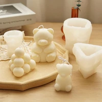 cube ball silicone candle mold round mould soy wax essential oil aromatherapy candle material wax diy soap molds gifts