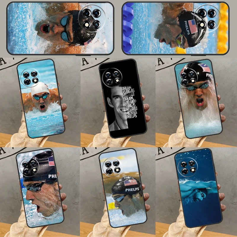Фото Чехол для плавания Michael Phelps для OnePlus Nord 4 3 CE 2 Lite N20 N10 N30 OnePlus 8T 10T 13 13R 12 12R 11 10 Pro №1