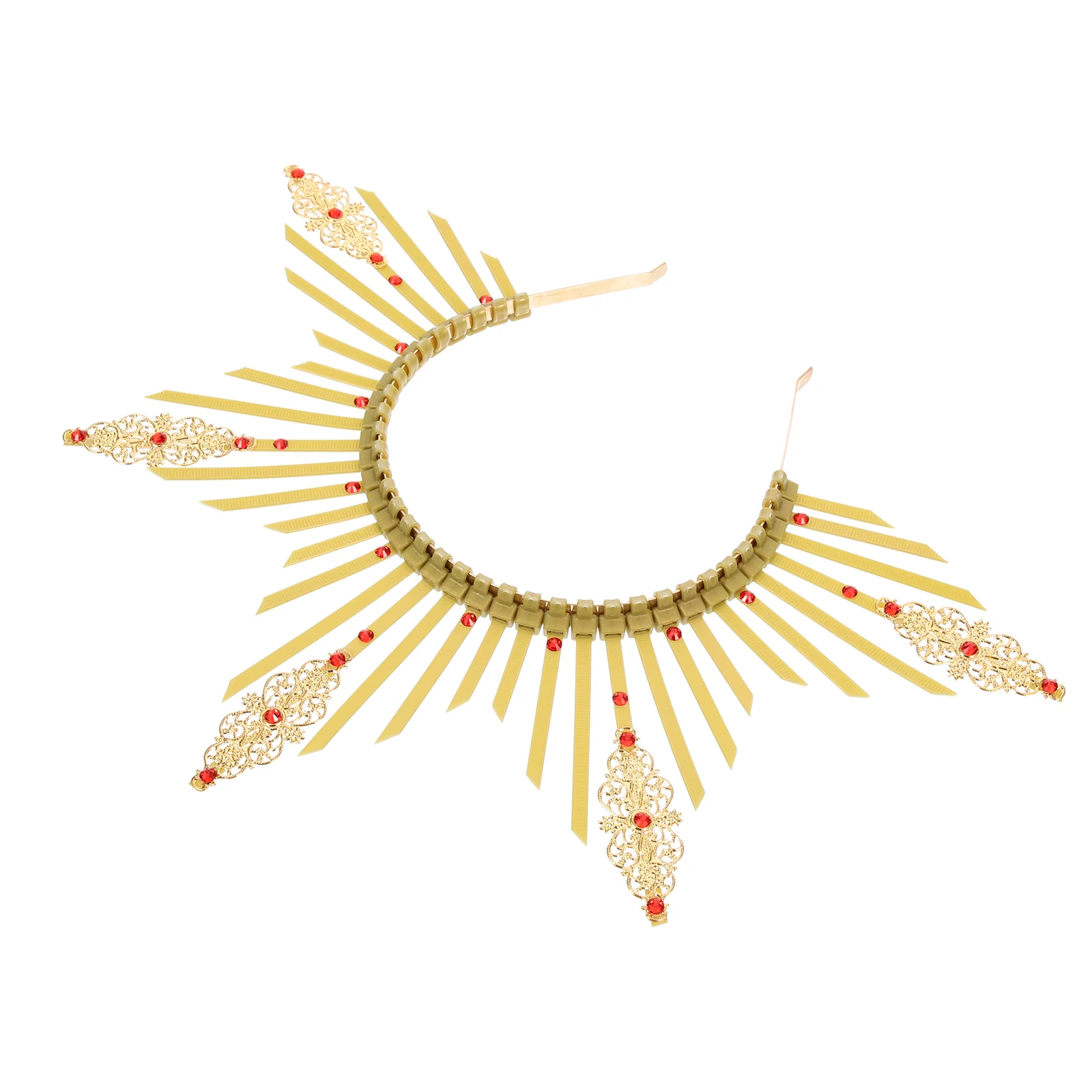 

Our Lady's Headband Sun Rays Party Lolita Goddess Hair Clasp Cosplay Plastic Metal Decorative